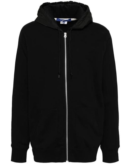 Junya Watanabe Black Zip-Up Hoodie for men