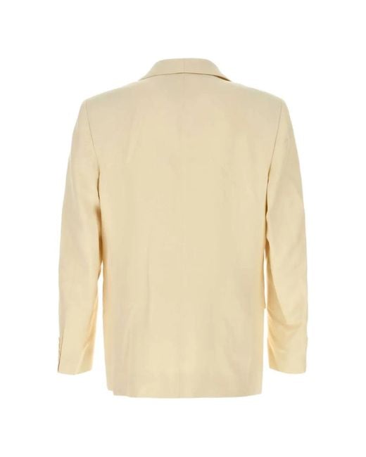 Bode White Single-Breasted Blazer for men