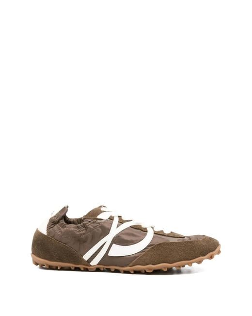 Palomitas By Paloma Barcelo' White Halia Logo-Patch Panelled Sneakers