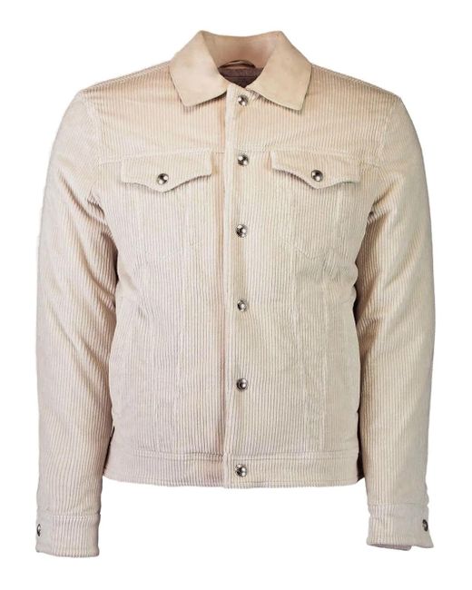 Eleventy Natural Corduroy Jacket for men