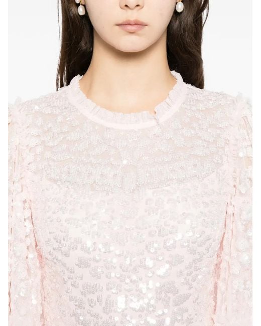Needle & Thread Pink Anais Gown