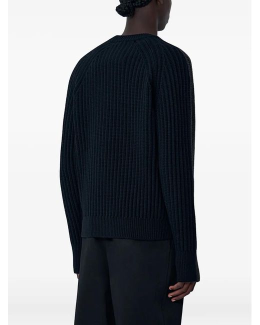 Junya Watanabe Blue Crew-Neck Sweater for men