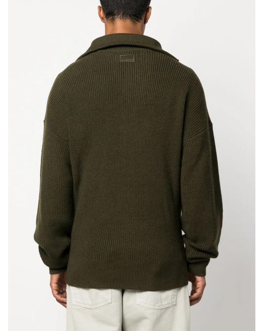 Pull Zippé À Patch Logo Isabel Marant pour homme en coloris Green