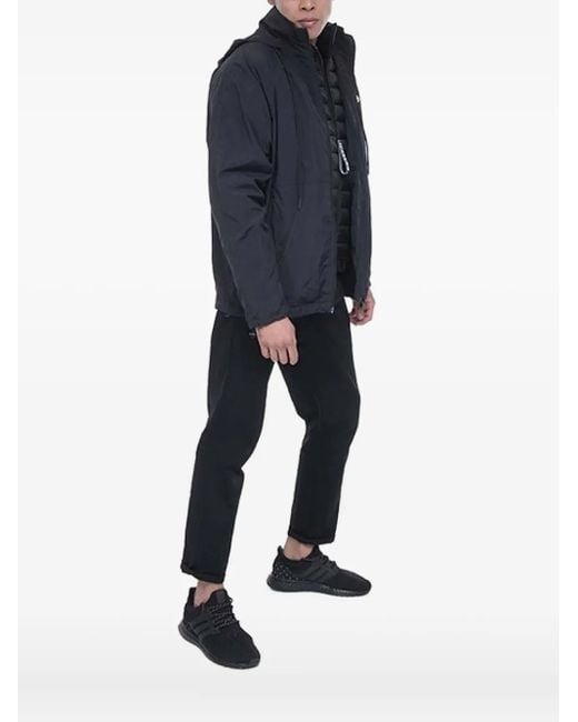 Iceberg Gesteppte Bomberjacke mit Logo-Schild in Blue für Herren