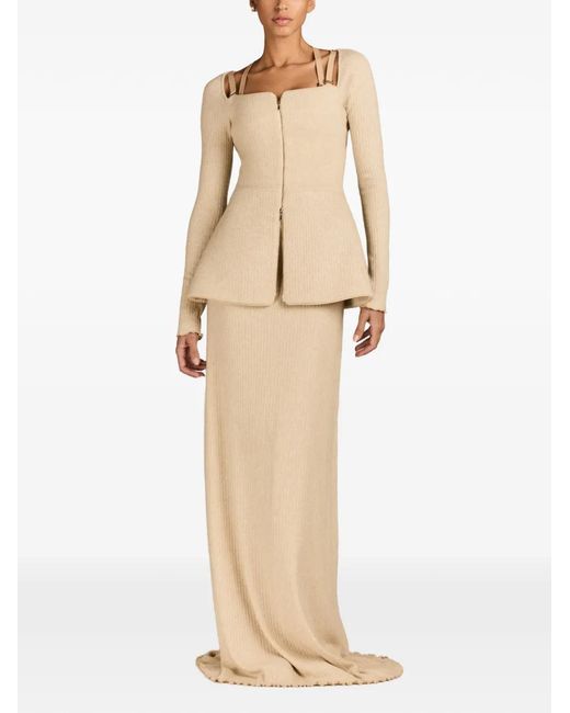 MARK-OFF Natural Beverly Long Dress
