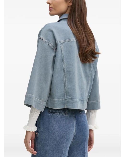 Mos Mosh Blue Flap-Pocket Jacket