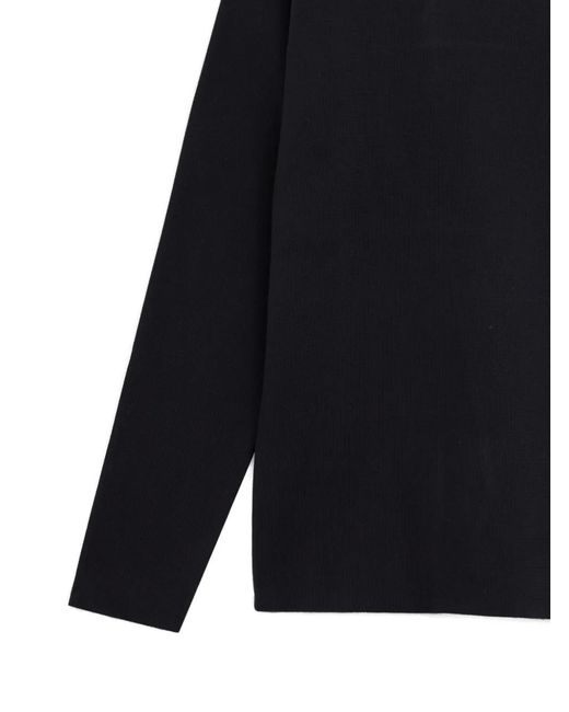 C P Company Blue Cotton Sea Island Lens Sweater for men