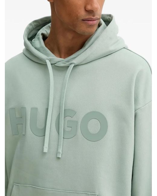 HUGO Hoodie mit Logo in Green für Herren