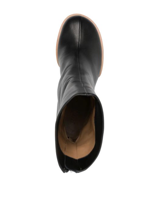 Jacquemus Black Les Bottines Rond Carre Stiefel 80Mm