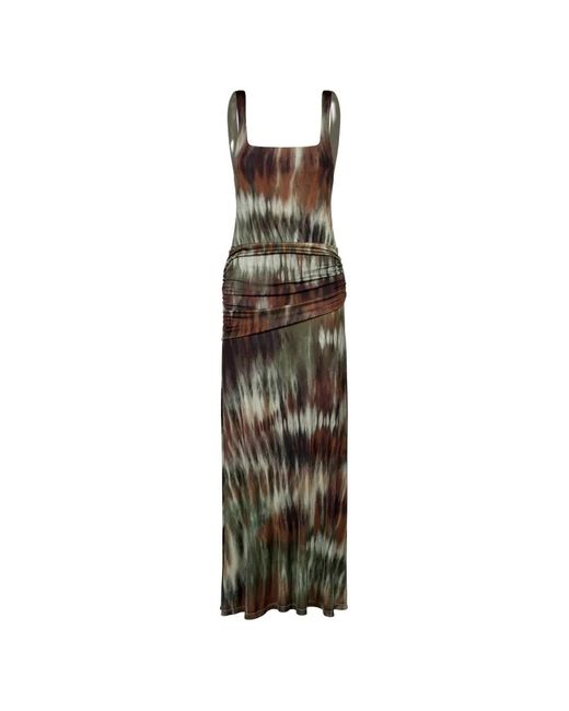 Johanna Ortiz White Plant Of Joy Abstract-Pattern Midi Dress