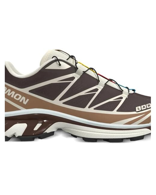 Salomon White Lab Zig-Zag Sneakers