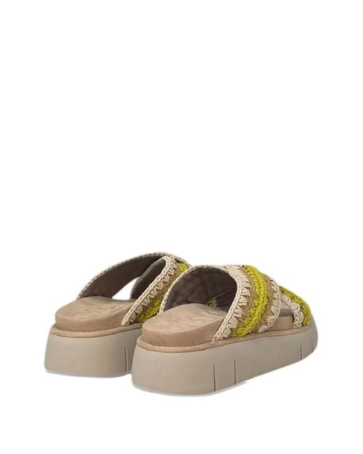 Mou Natural Bounce Platform Sandals
