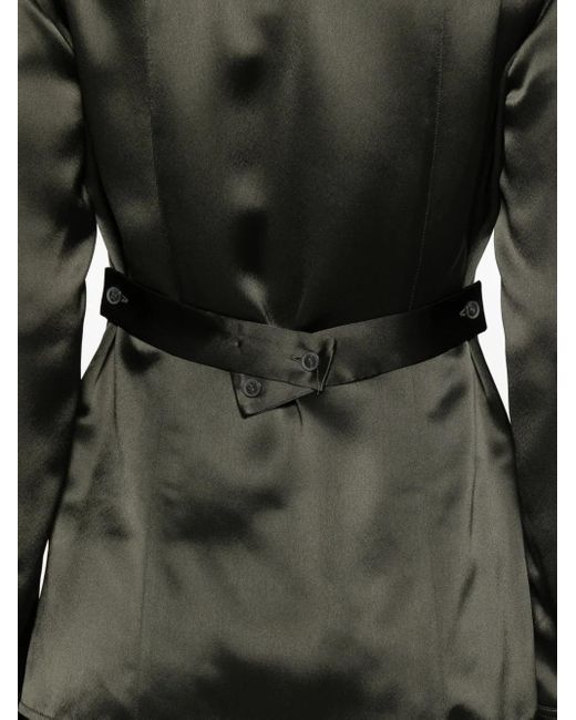 Nanushka Green Nathalie Fitted Shirt