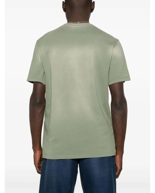 Loewe Green Anagram-Patch T-Shirt for men