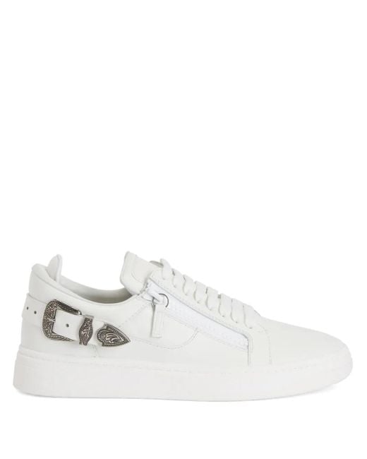 Sneakers Gz94 Deluxe Con Doppia Zip di Giuseppe Zanotti in White da Uomo