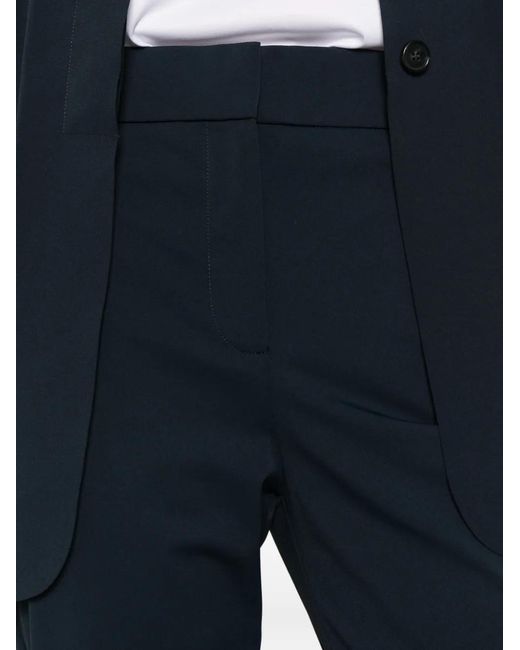Max Mara Blue Mmlpaio Side-Pockets Trousers