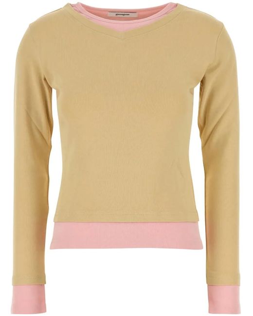 GIMAGUAS Sam T-Shirt in Natural | Lyst