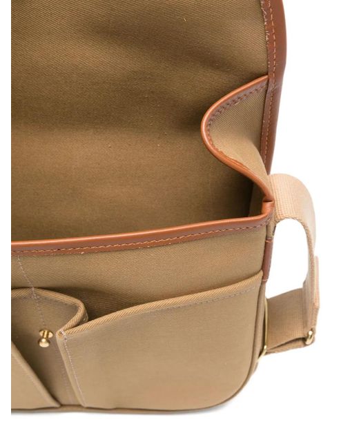 Brady Stour レザートリム サッチェルバッグ Brown