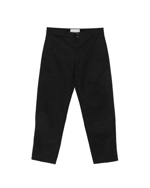AMI Gerade Hose Mit Logo-Patch in Black für Herren