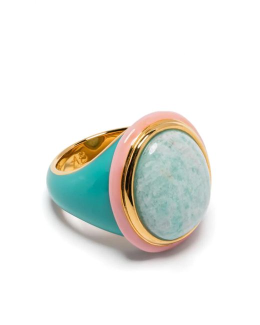Aurelie Bidermann Blue Tabarin Amazonite Ring