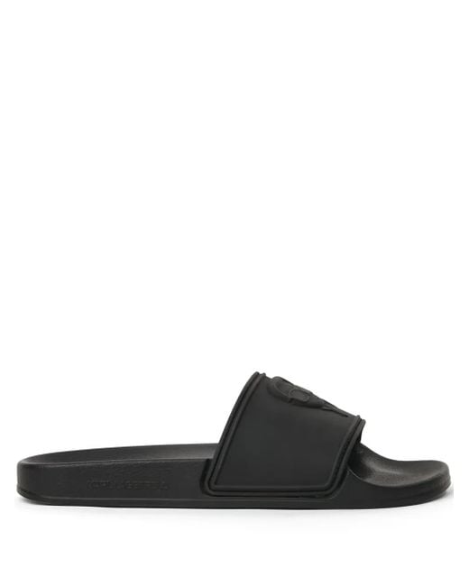 Karl Lagerfeld Black Kondo Nft Slippers for men