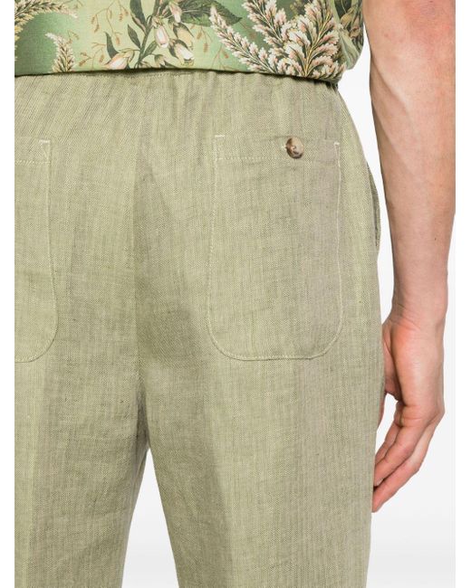 Pantalon fuselé à lien de resserrage Etro pour homme en coloris Green