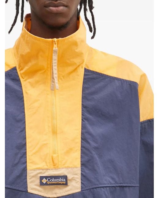 Columbia Blue Riptide Ii Retro Windbreaker Jacket for men