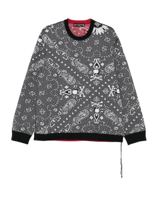 Mastermind Japan Gray World Reversible T-Shirt for men