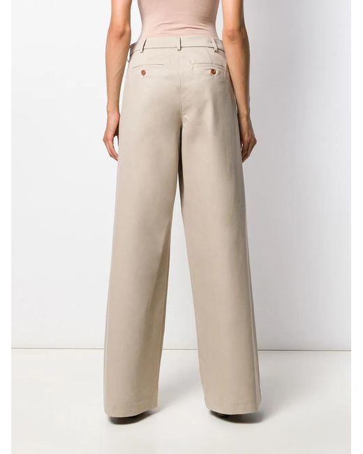 Jejia Natural Katherine Wide Leg Trousers
