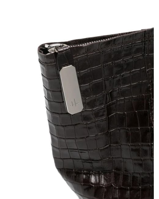 Hags Black Sac Cabas Miranda Médium À Effet Peau De Crocodile