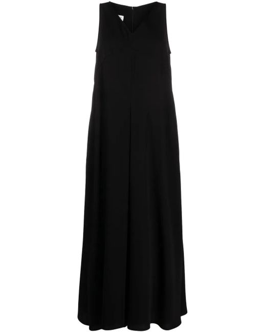 MM6 by Maison Margiela Black Wide-Leg Sleeveless Jumpsuit