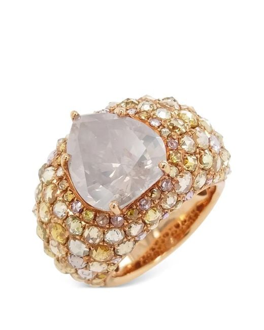 HYT Jewelry Metallic Bague En Diamant