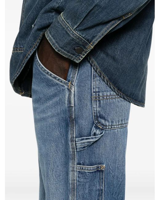 Carhartt Blue Single Knee Jeans for men