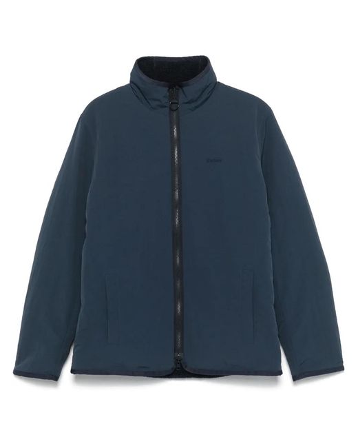 Barbour Blue Reversible Fleece Jacket for men