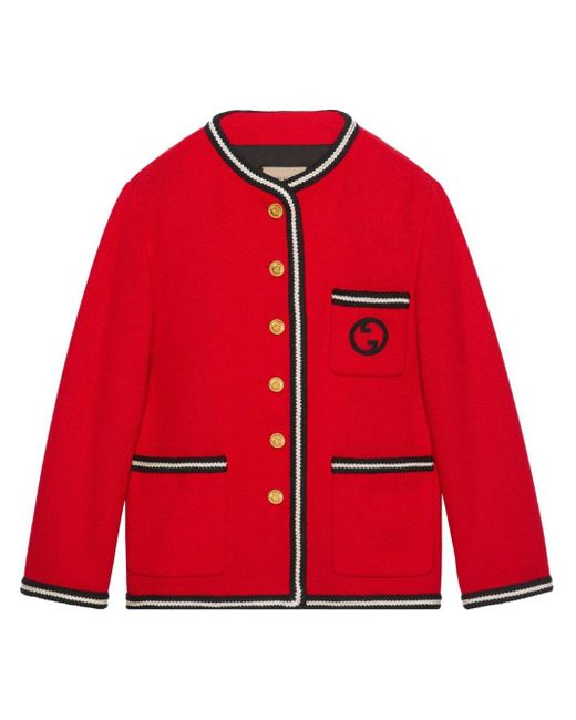 Gucci Red Jacket Clothing