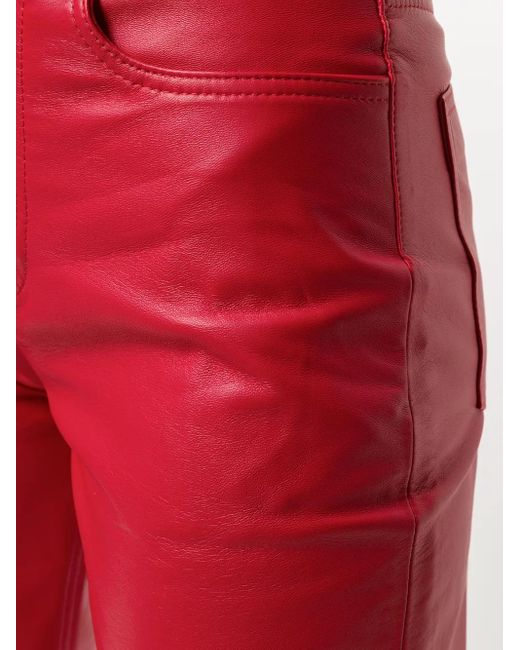 The Attico High-Waisted Tapered Trousers