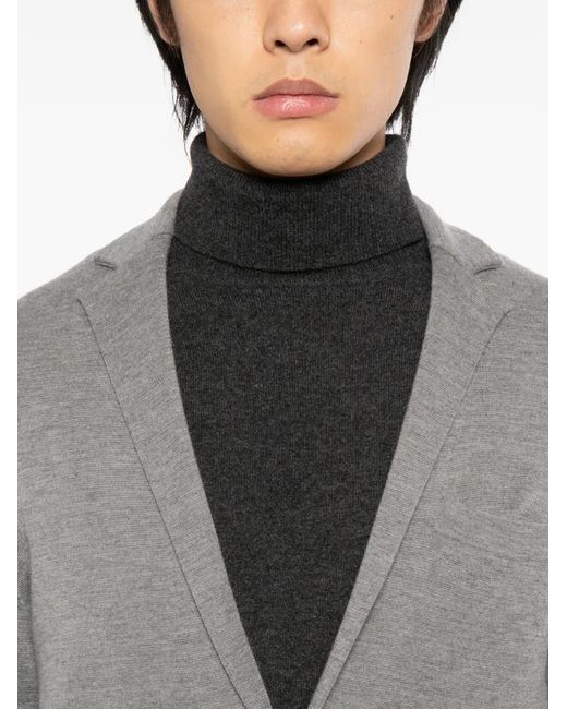 N.Peal Cashmere Gray Marlborough Blazer for men