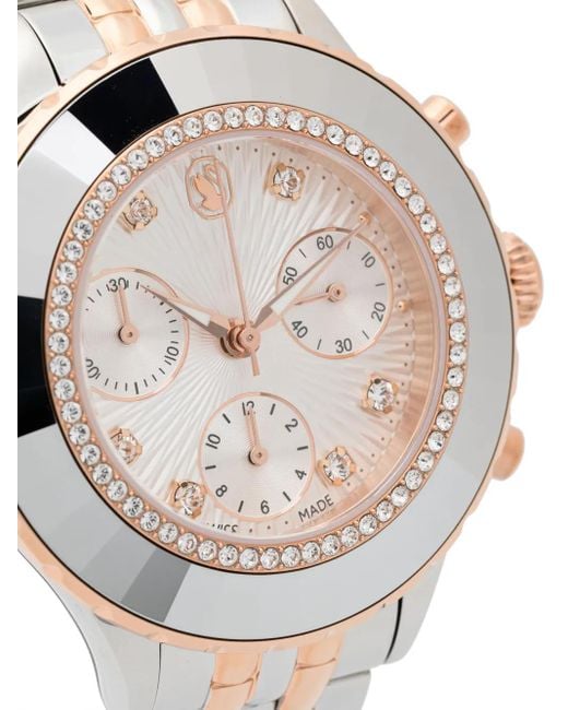 Swarovski White Octea Chrono 37Mm