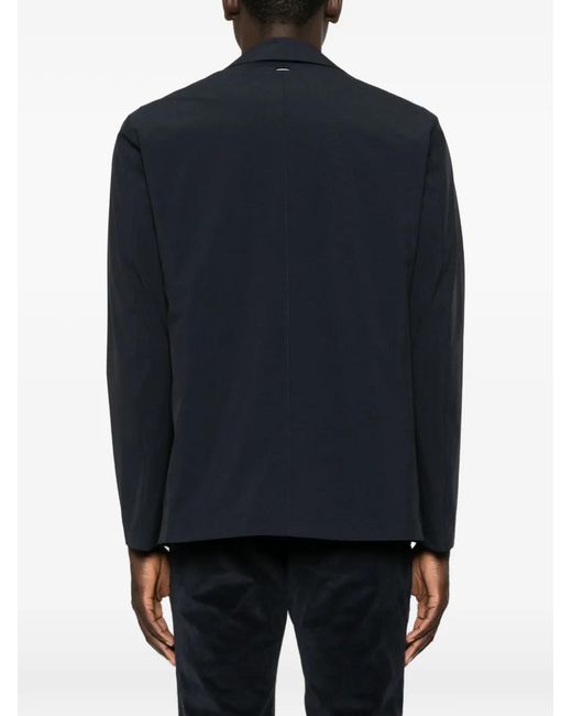 Herno Black Button-Up Blazer for men