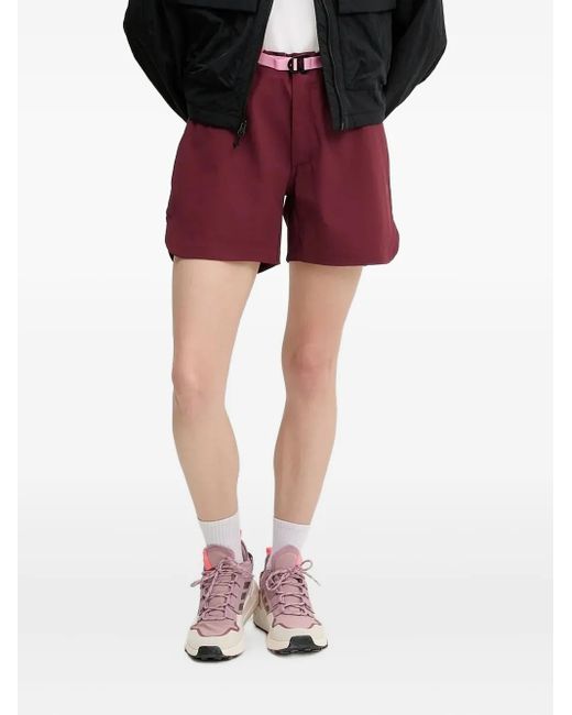 Peak Performance Red Vislight Elastic-waistband Curved-hem Shorts