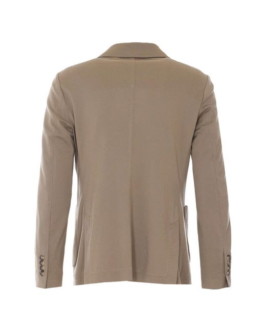 Circolo 1901 Natural Double-Breasted Button Blazer for men