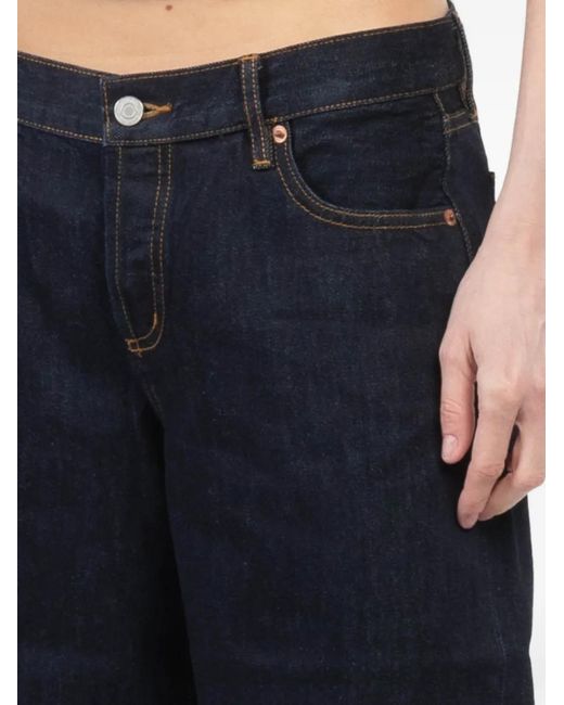 Still Here Blue Pocket Denim Shorts
