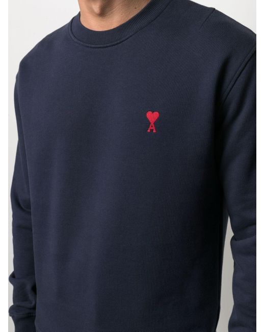 ami blue sweatshirt