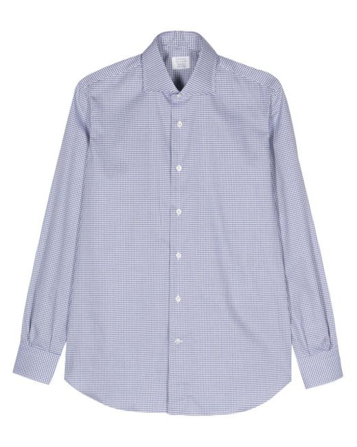 Mazzarelli Purple Long-sleeve Cotton Shirt for men