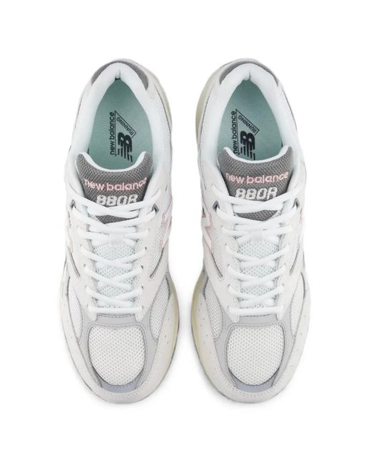 New Balance White 880R Abzorb Sneakers