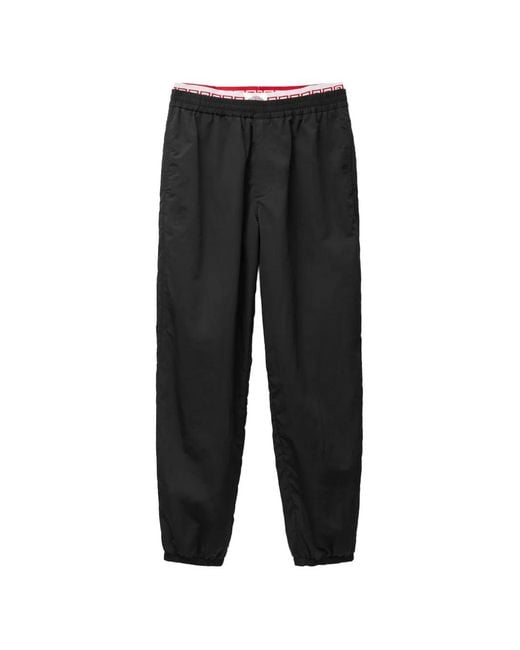 Versace Black Nylon Joggers for men