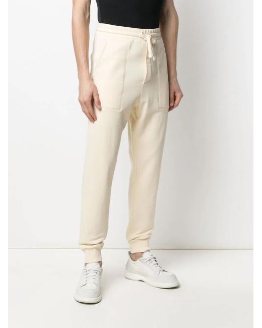 Nanushka White Logo-Embroidered Track Pants
