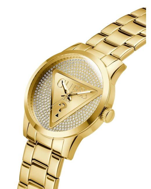 Guess Metallic Badge 44Mm for men