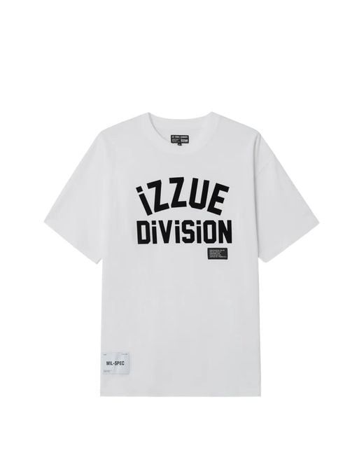 Izzue White Division T-Shirt for men