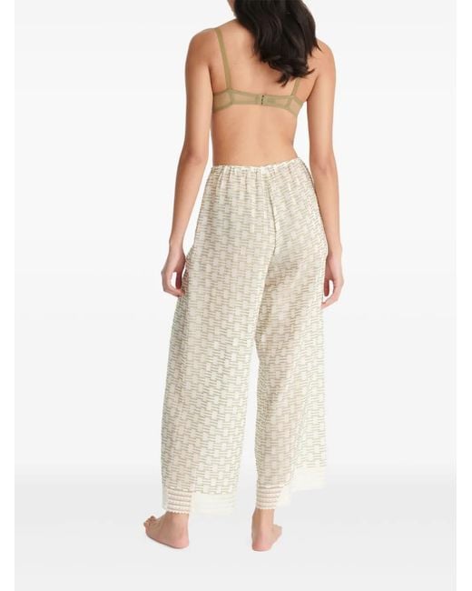 Eres White Fougue Trousers